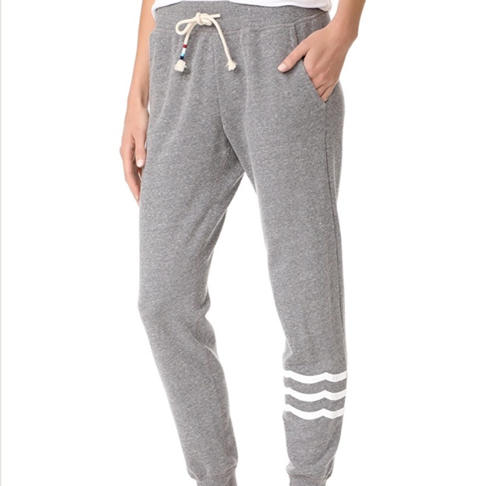 Sol Angeles Sol Wave Sweat Pants; Size Small